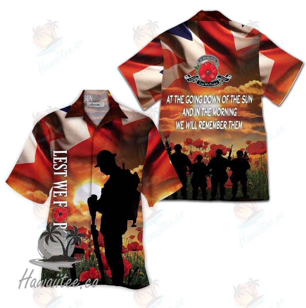 Uk Veteran Colorful Unique Unisex Hawaiian Shirt