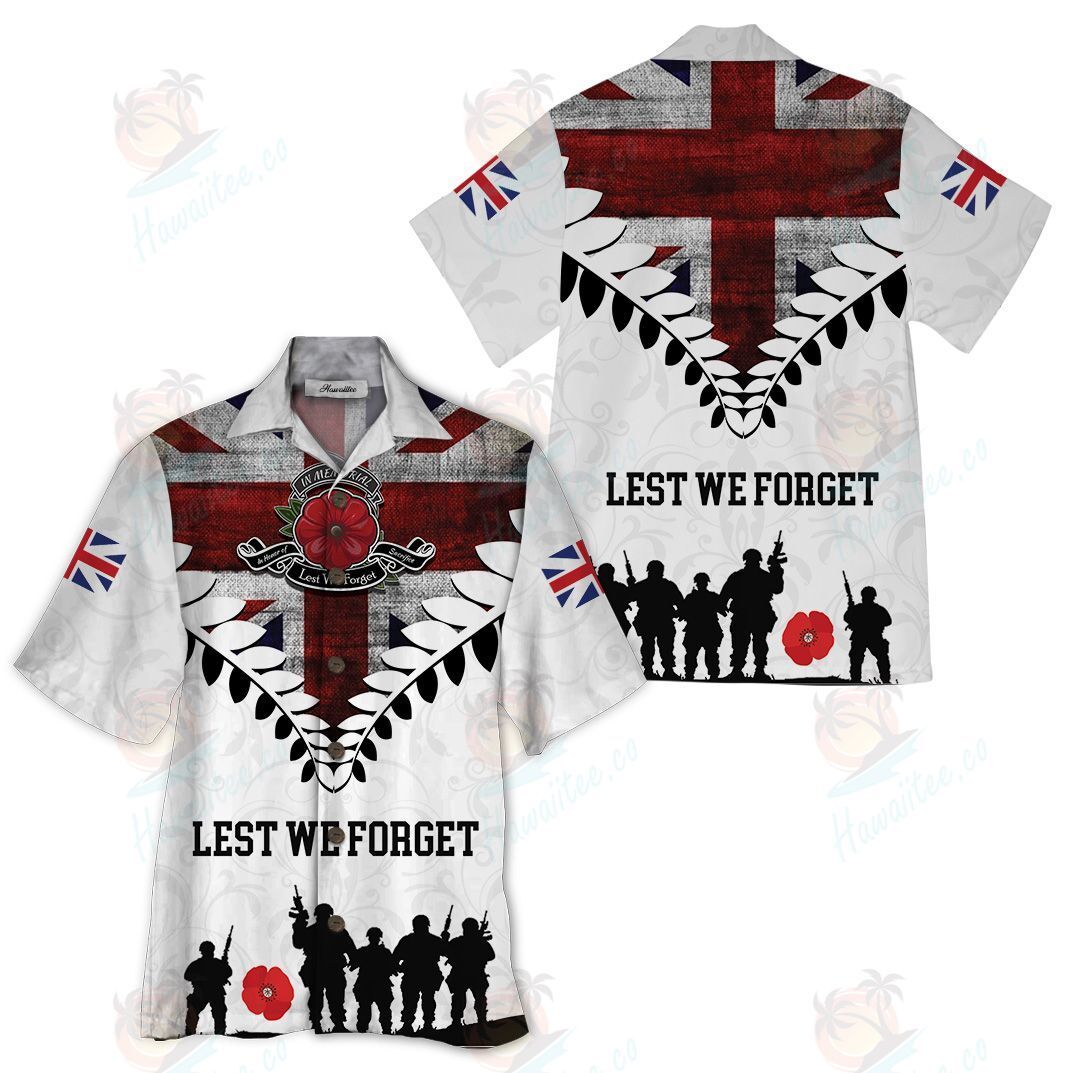 Uk Veteran White Amazing Unisex Hawaiian Shirt