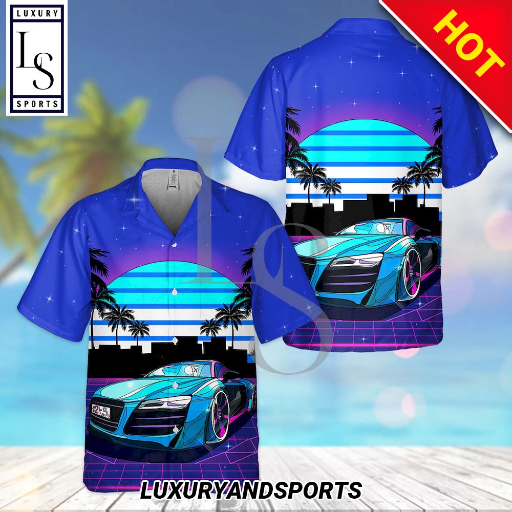 Audi Sport Car Hawaiian Shirt