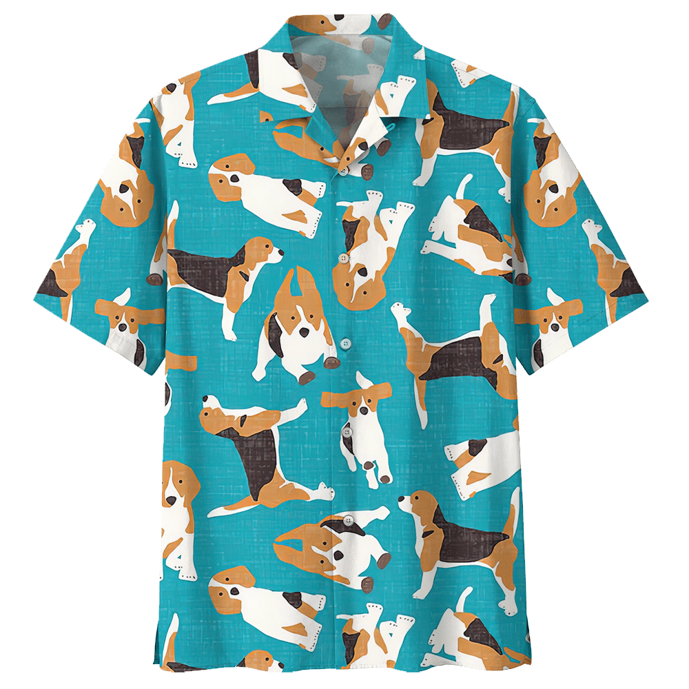 Beagle Blue Unique Design Unisex Hawaiian Shirt For Men And Women Dhc17062972
