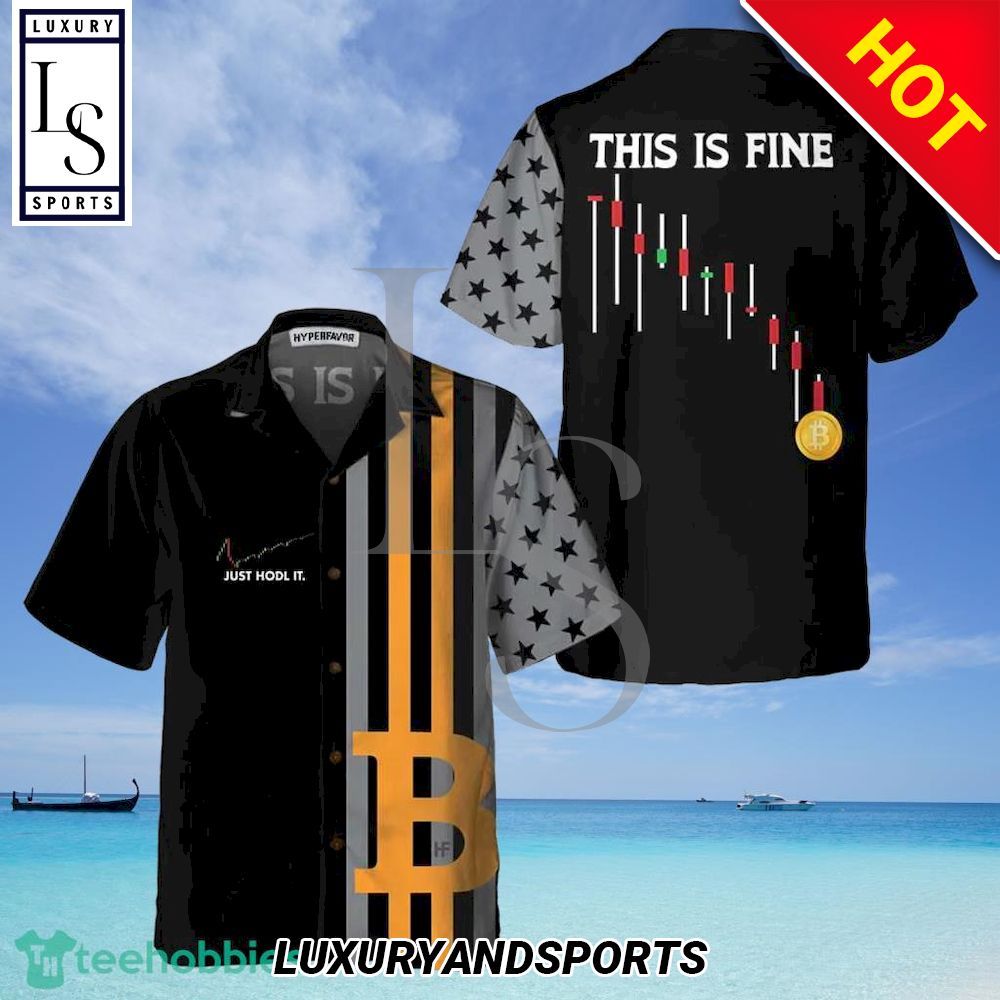 Bitcoin Just Hold It Hawaiian Shirt