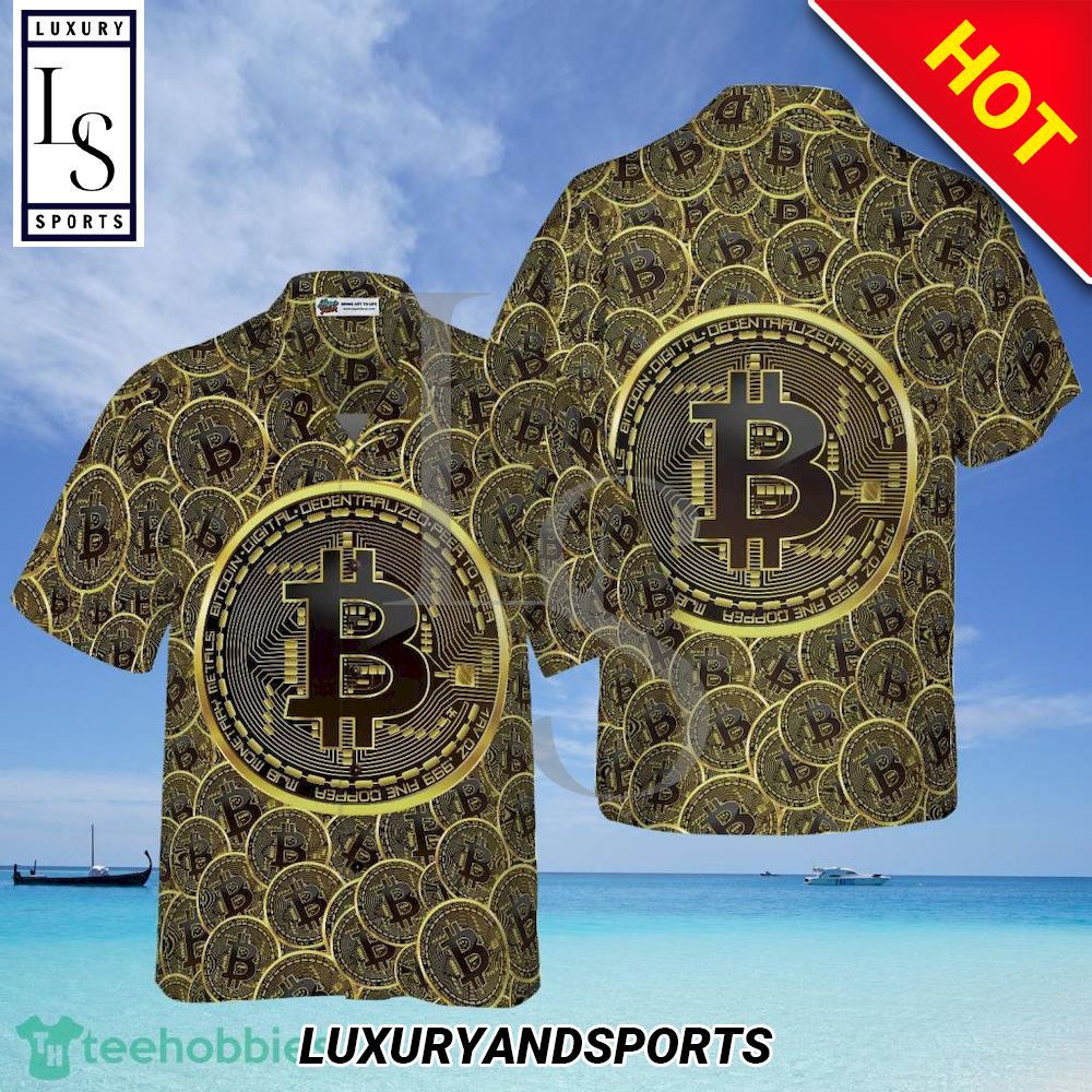 Bitcoins Aloha Hawaiian Shirt