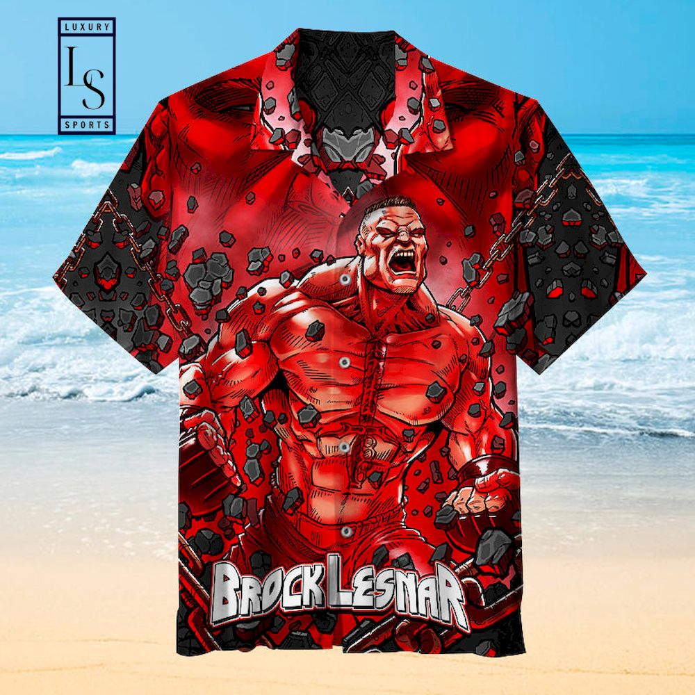 Brock Lesner WWE Hawaiian Shirt