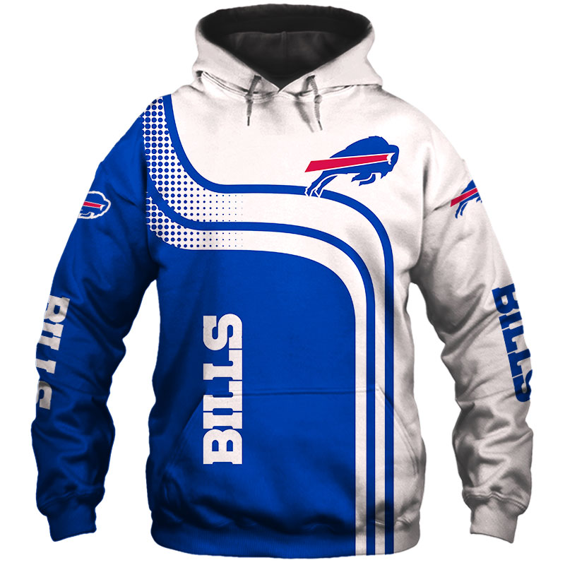 Buffalo Bills  Hoodie 3D one way Sweatshirt