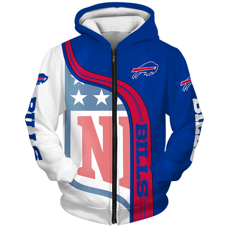 Buffalo Bills 3D Hoodie Pullover Sweatshirt NFL for fans