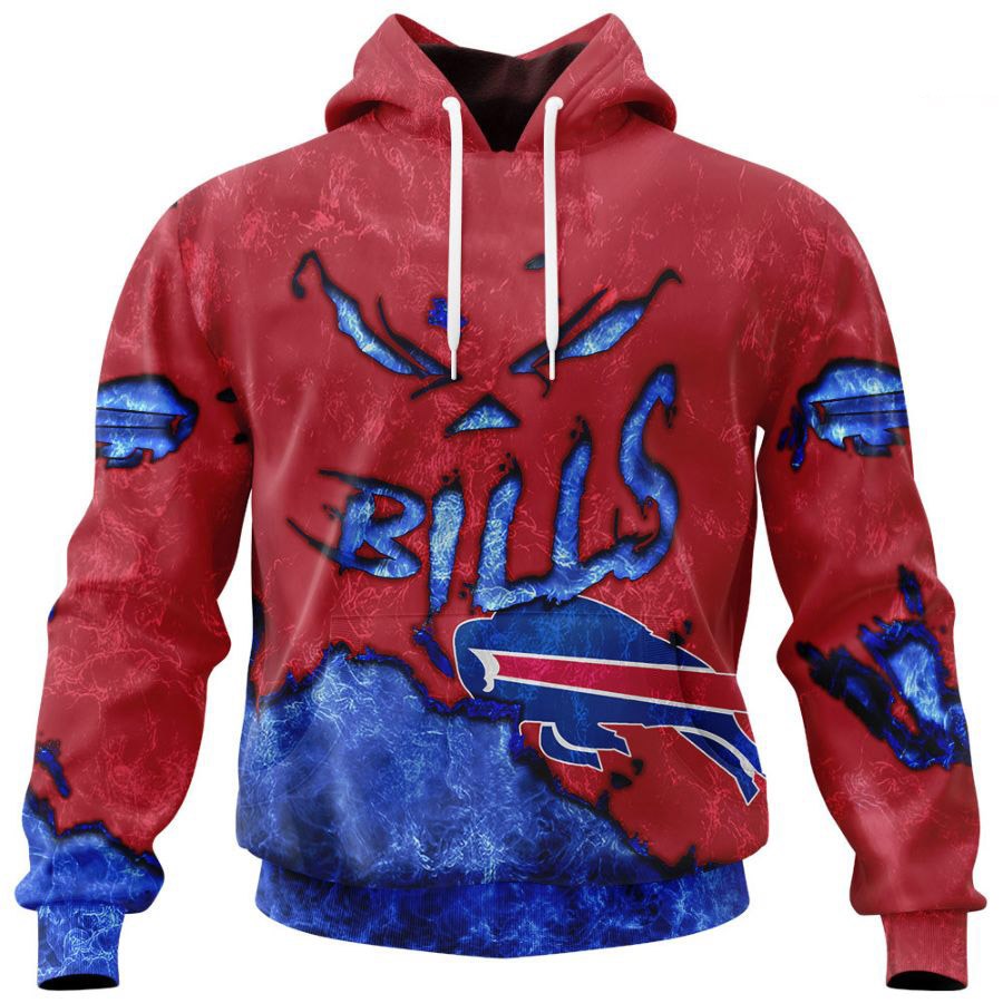 Buffalo Bills Hoodie 3D devil eyes gift for fans