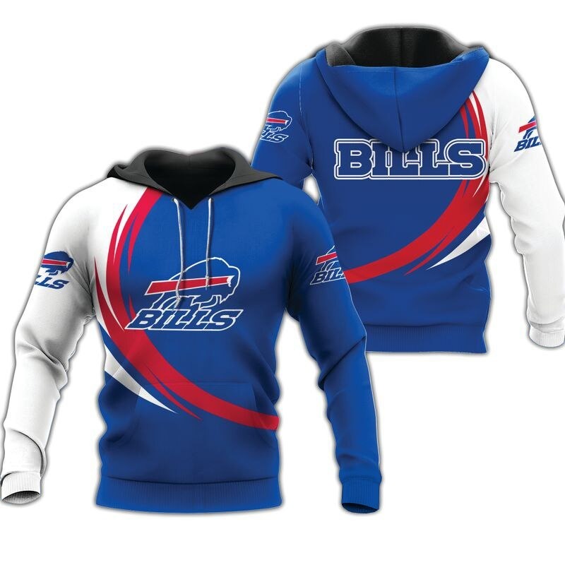 Buffalo Bills Hoodie curve graphic gift for men