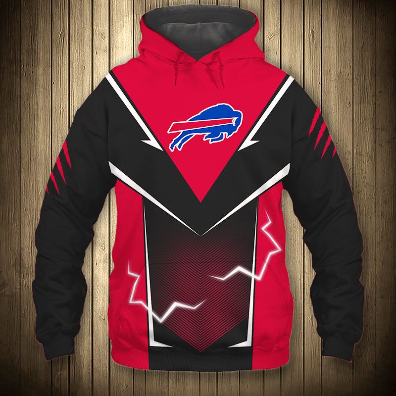 Buffalo Bills Hoodie lightning graphic gift for men