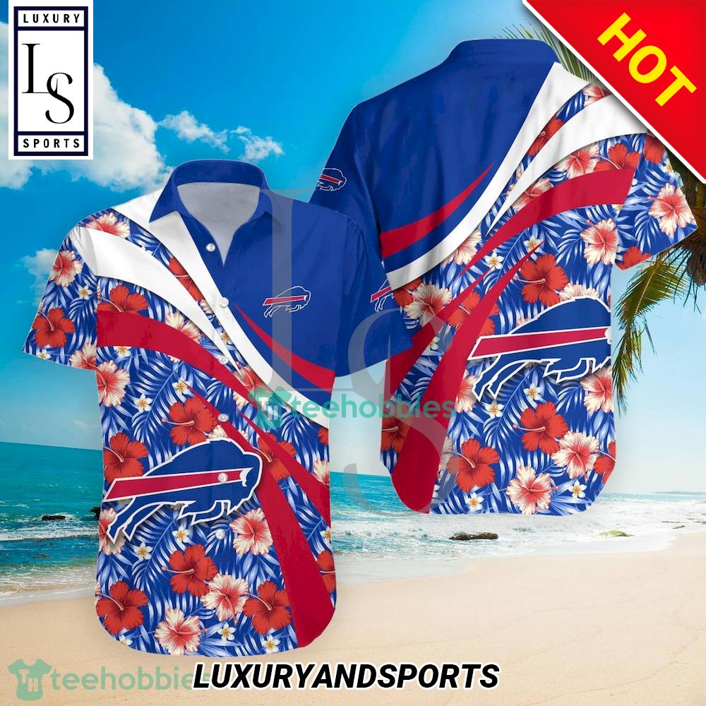 Buffalo Bills NFL Hibiscus Tropical Flower Hawaiian Shirt
