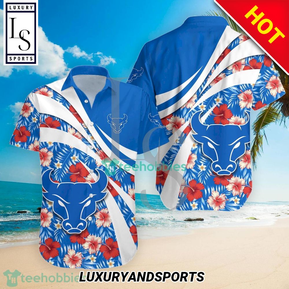 Buffalo Bulls NCAA Hibiscus Tropical Flower Hawaiian Shirt