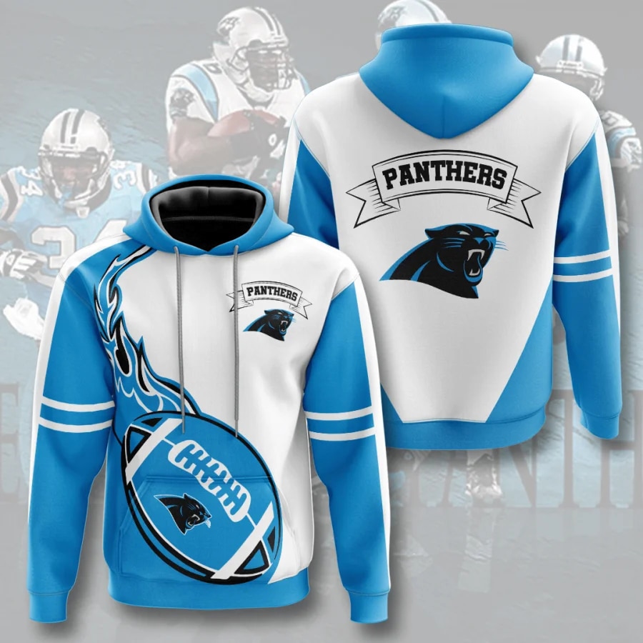 Carolina Panthers Hoodie Flame Balls graphic gift for fans