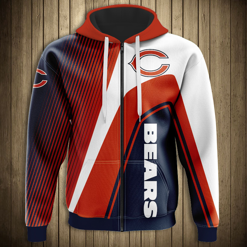 Mens Chicago Bears Hoodie, Bears Sweatshirts, Bears Fleece