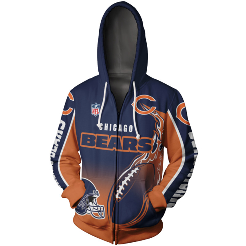 Chicago Bears Hoodie Cool Graphic Gift For Men - Reallgraphics