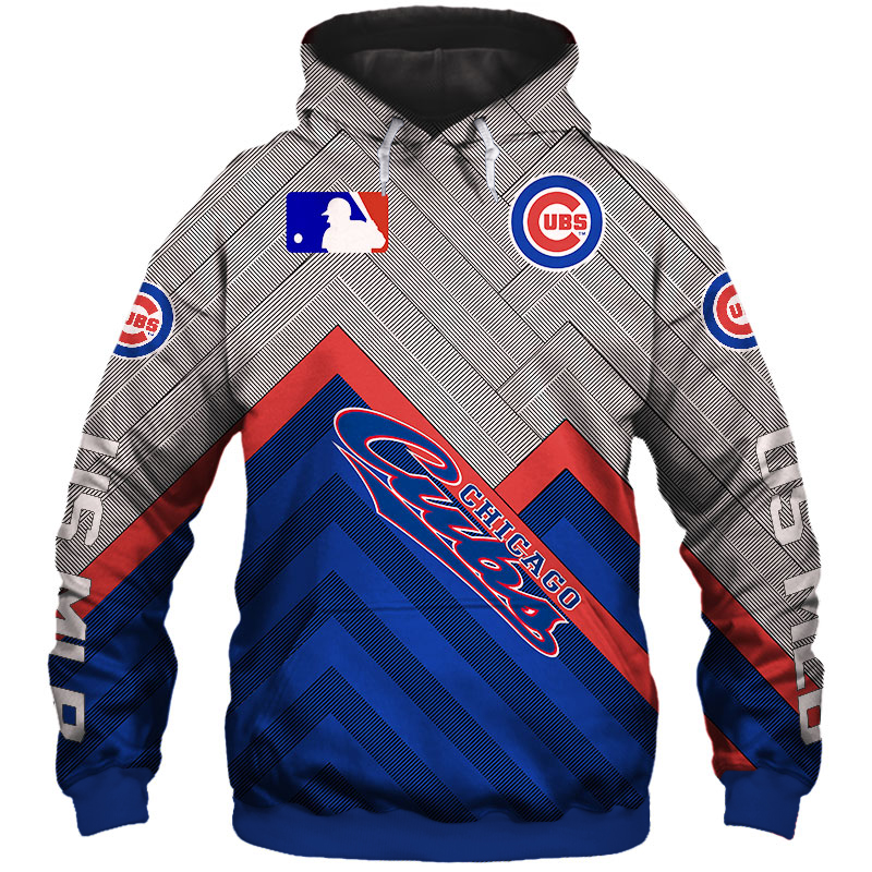 Chicago Cubs hoodie 3D cheap baseball Sweatshirt for fan MLB