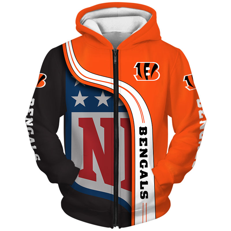 Nfl Cincinnati Bengals Girls' Fleece Hooded Sweatshirt : Target