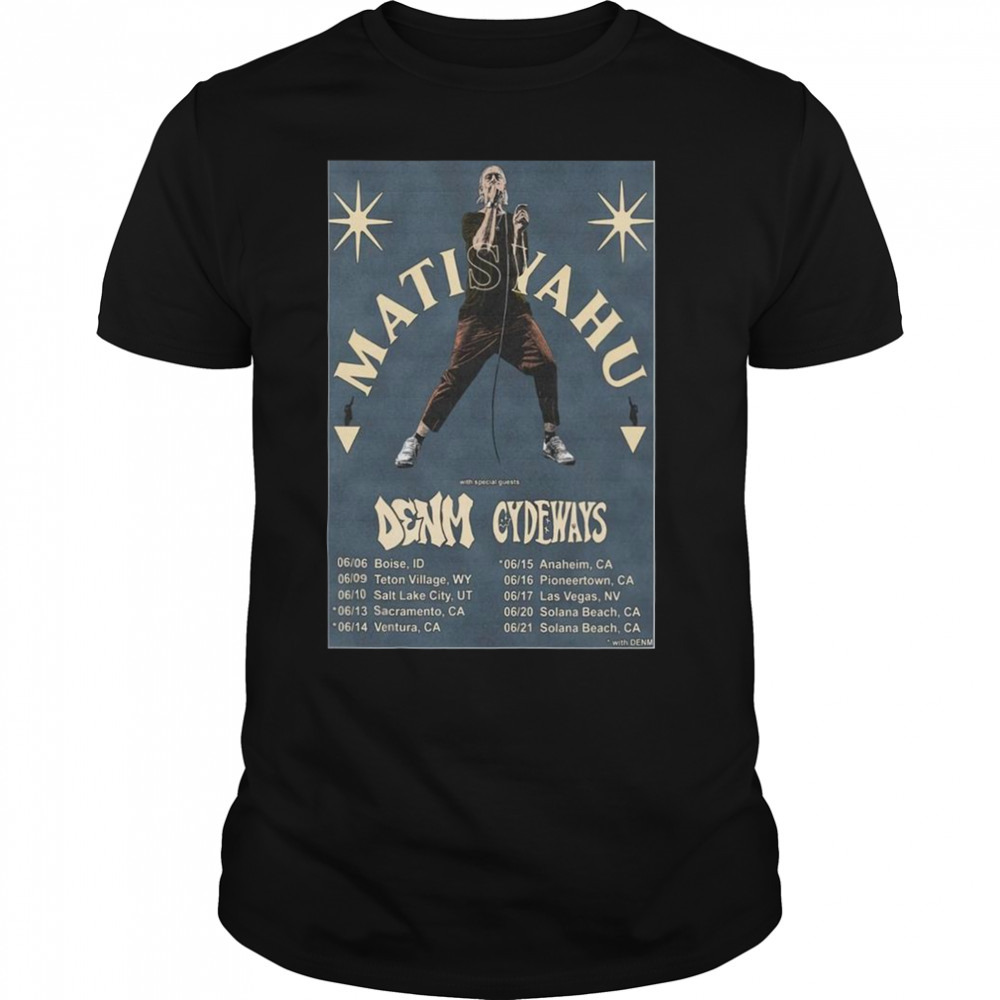 Matisyahu West Coast With Denm Cydeways Tour 2023 Shirt