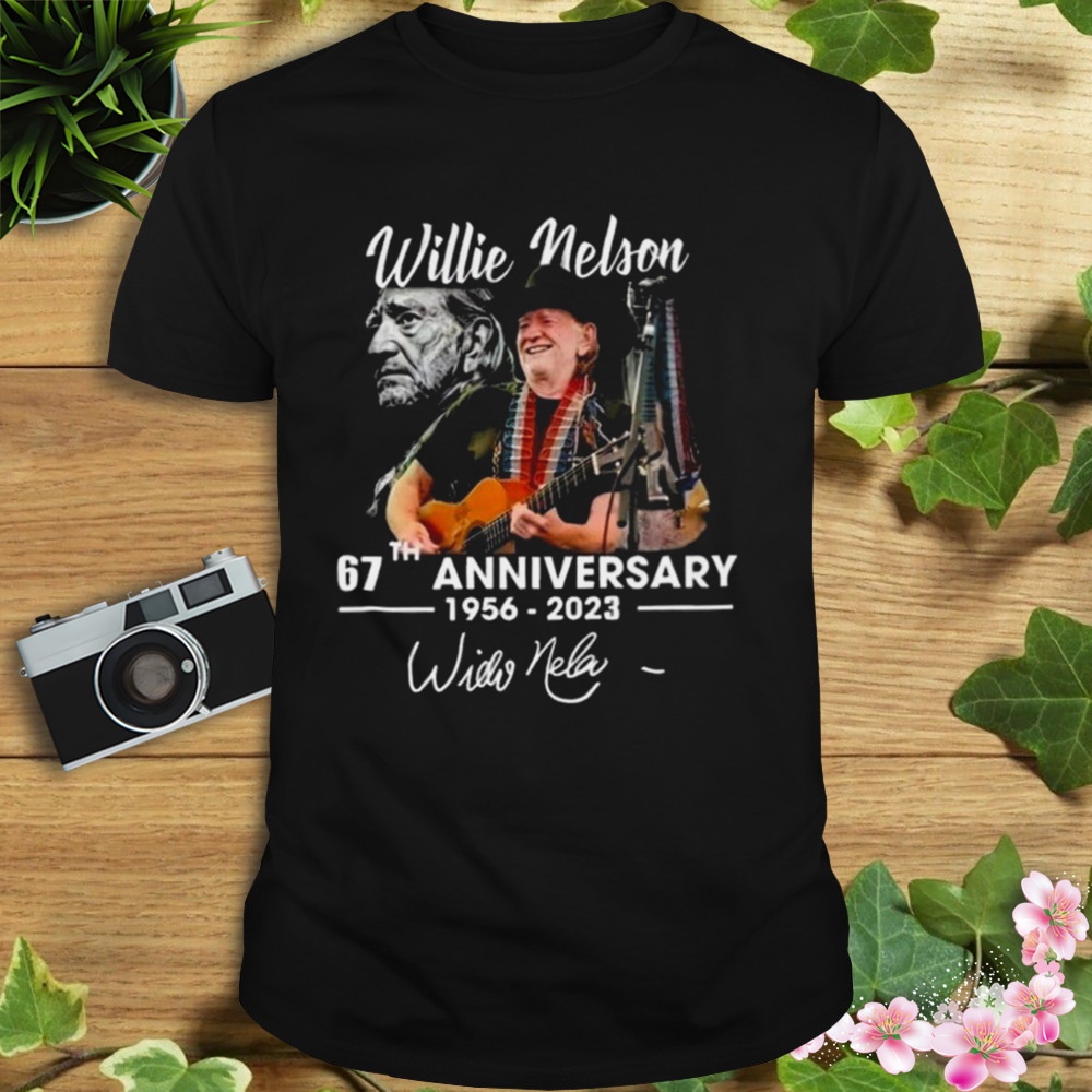Willie Nelson 67th Anniversary 1956 2023 Signature Shirt