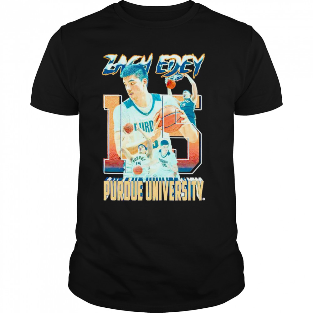 Zach Edey Purdue university picture collage shirt