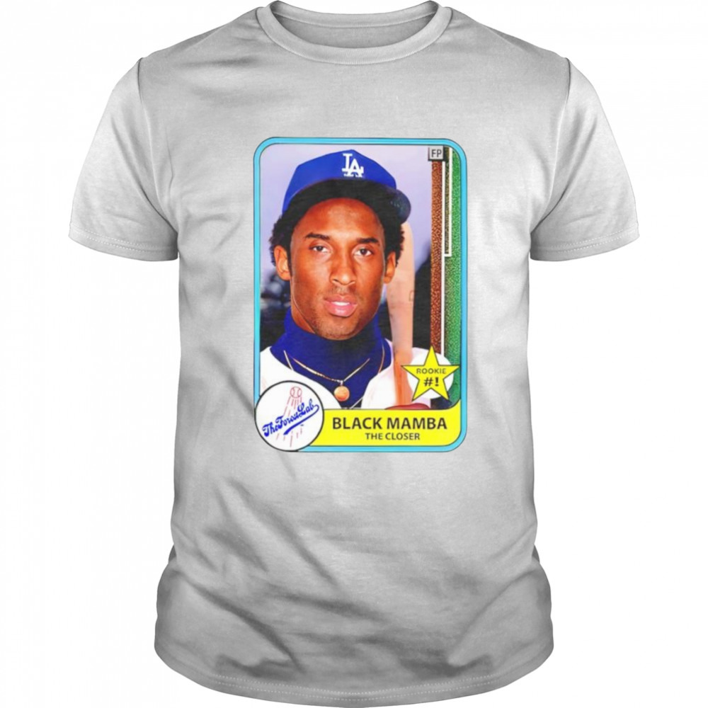 Black Mamba the closer Rookie Card shirt