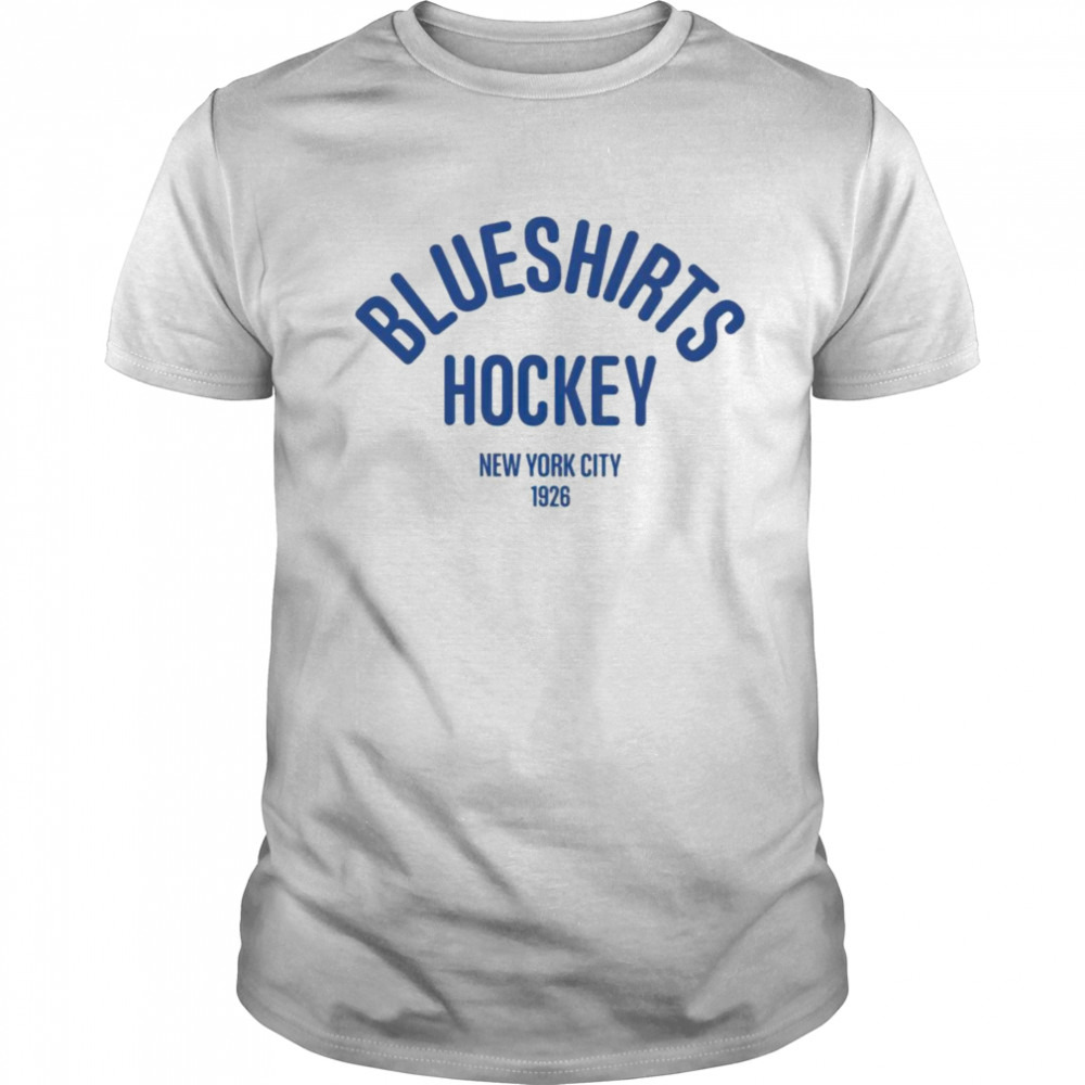 Blueshirts hockey New York City 1926 shirt