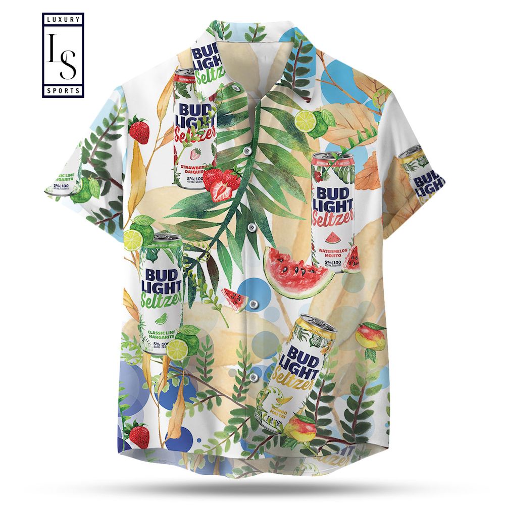 Bud Light Seltzer Hawaiian Shirt