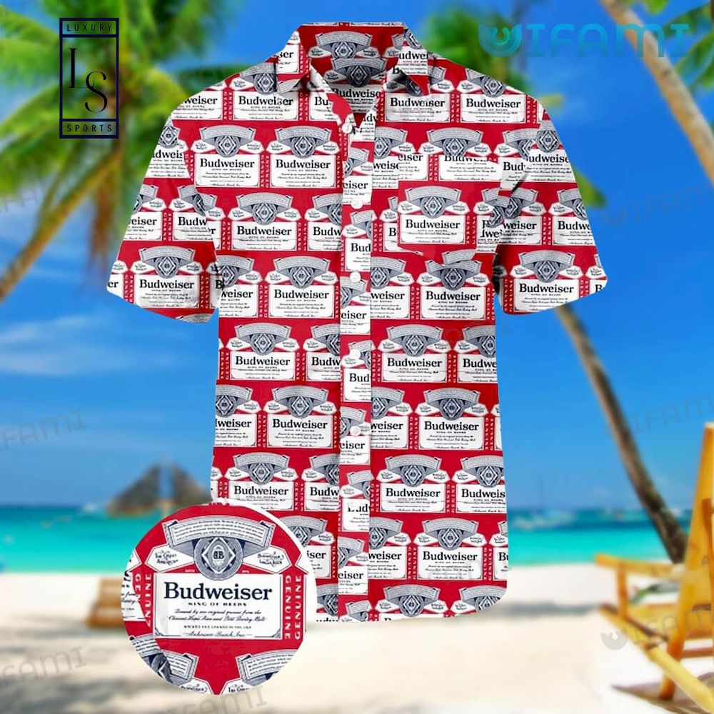 Budweiser Beer 3D Hawaiian Shirt