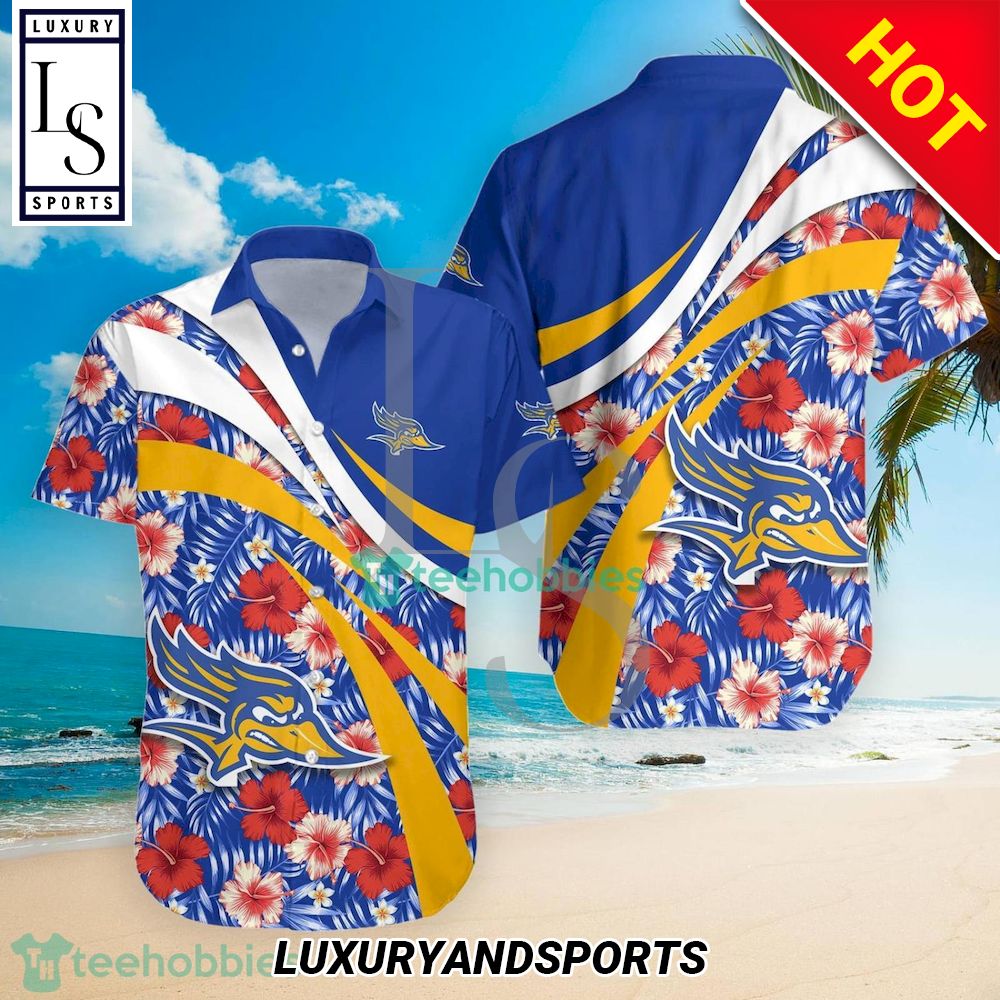 Cal State Bakersfield Roadrunners NCAA Hibiscus Tropical Flower Hawaiian Shirt