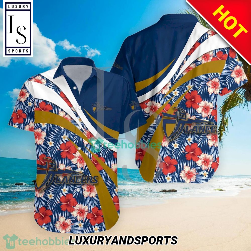 California Baptist Lancers NCAA Hibiscus Tropical Flower Hawaiian Shirt