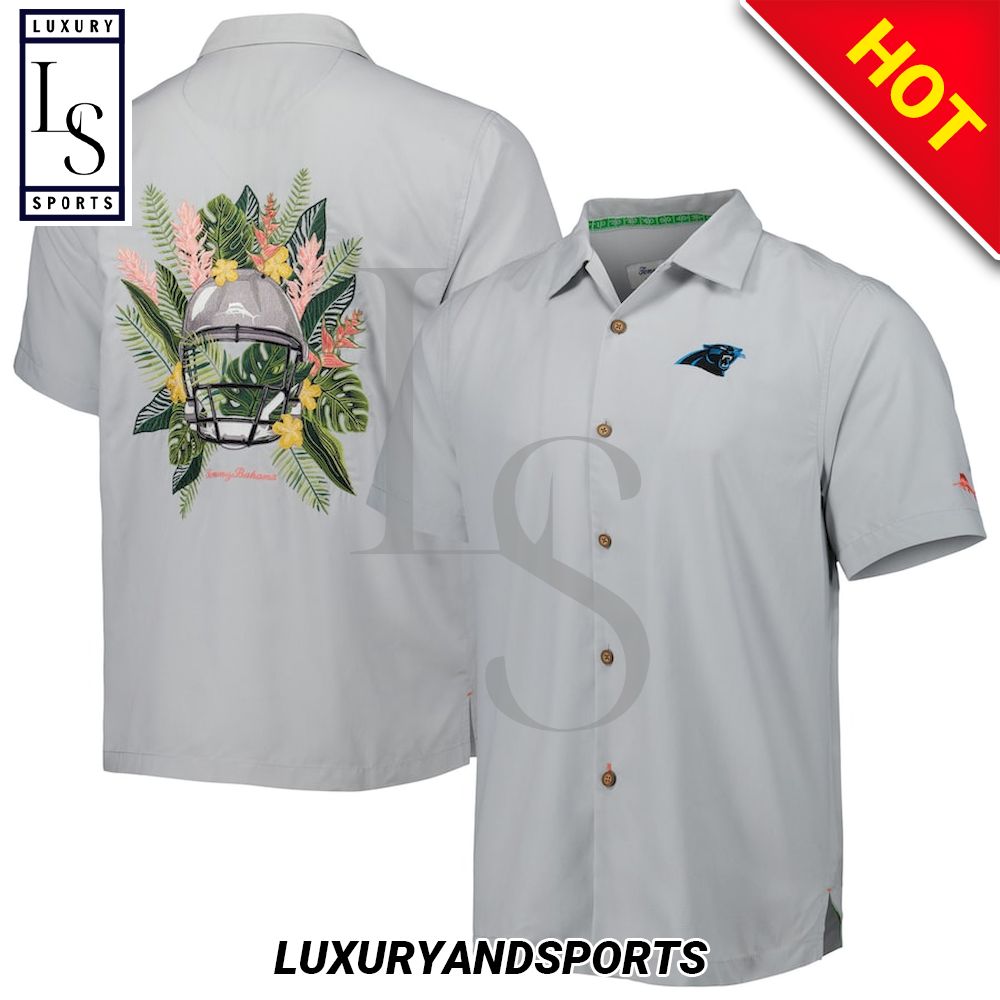 Carolina Panthers Print Swordfish Hawaiian Shirt