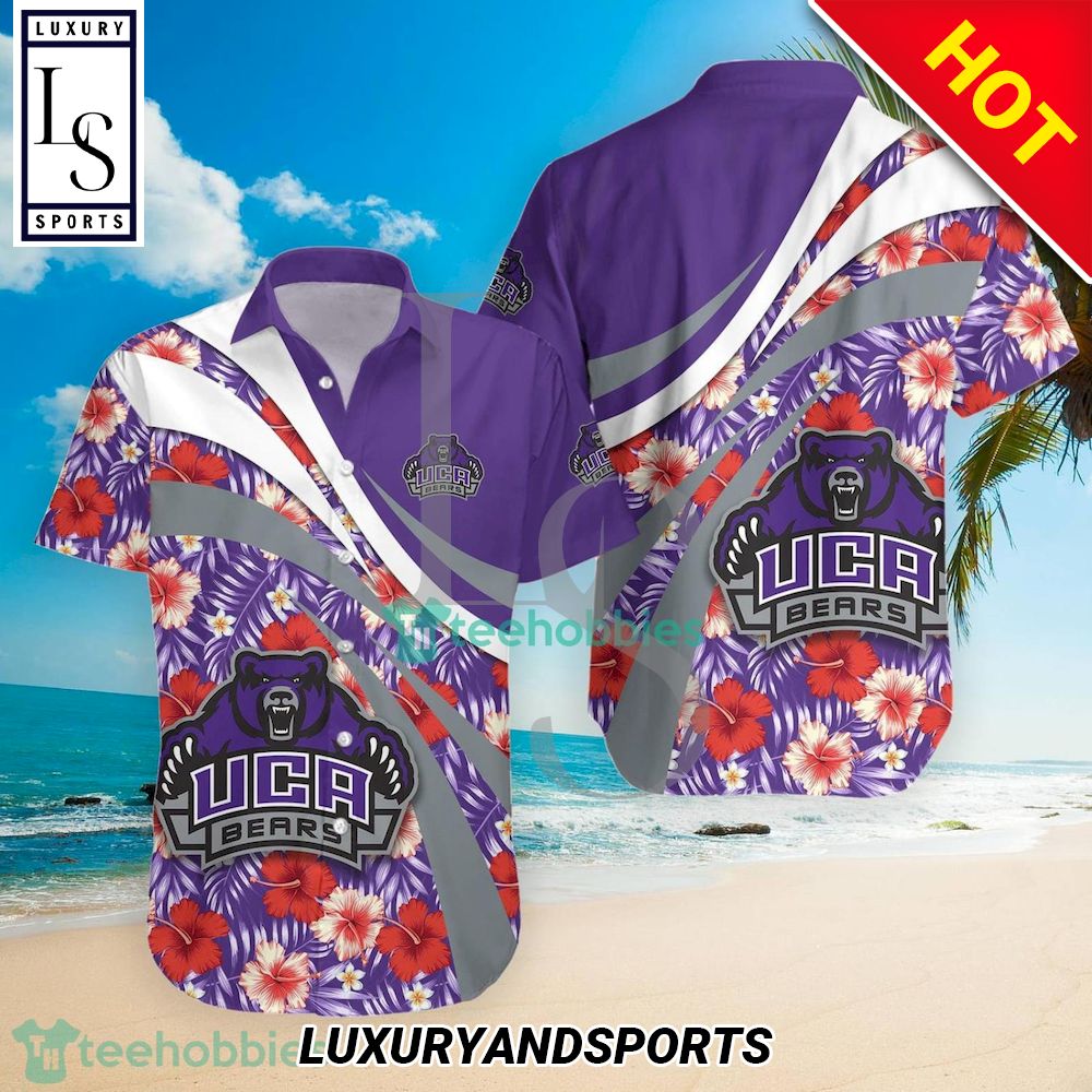 Central Arkansas Bears NCAA Hibiscus Tropical Flower Hawaiian Shirt
