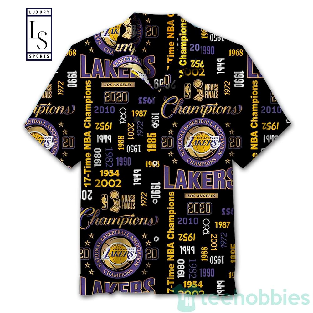 Championship Year Of The Los Angeles Lakers Hawaiian Shirt