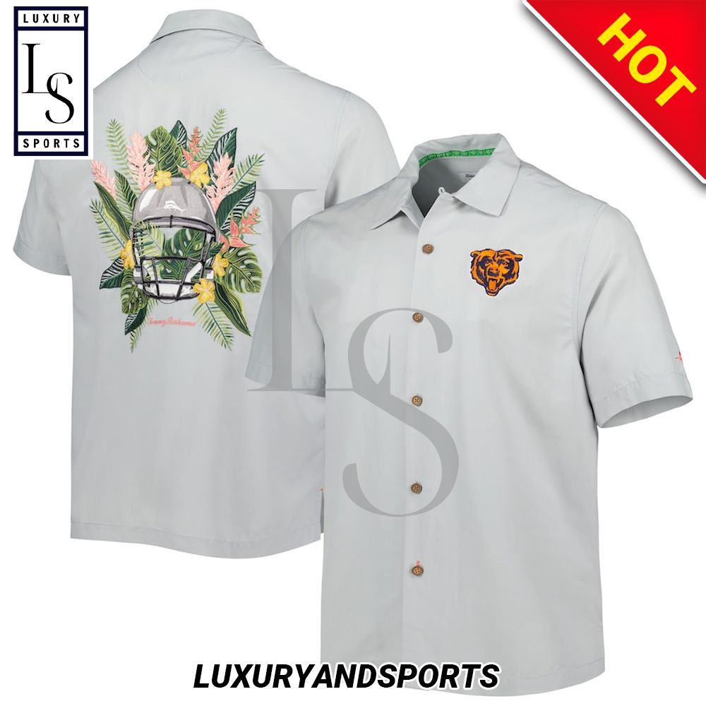 Chicago Bears Print Swordfish Hawaiian Shirt