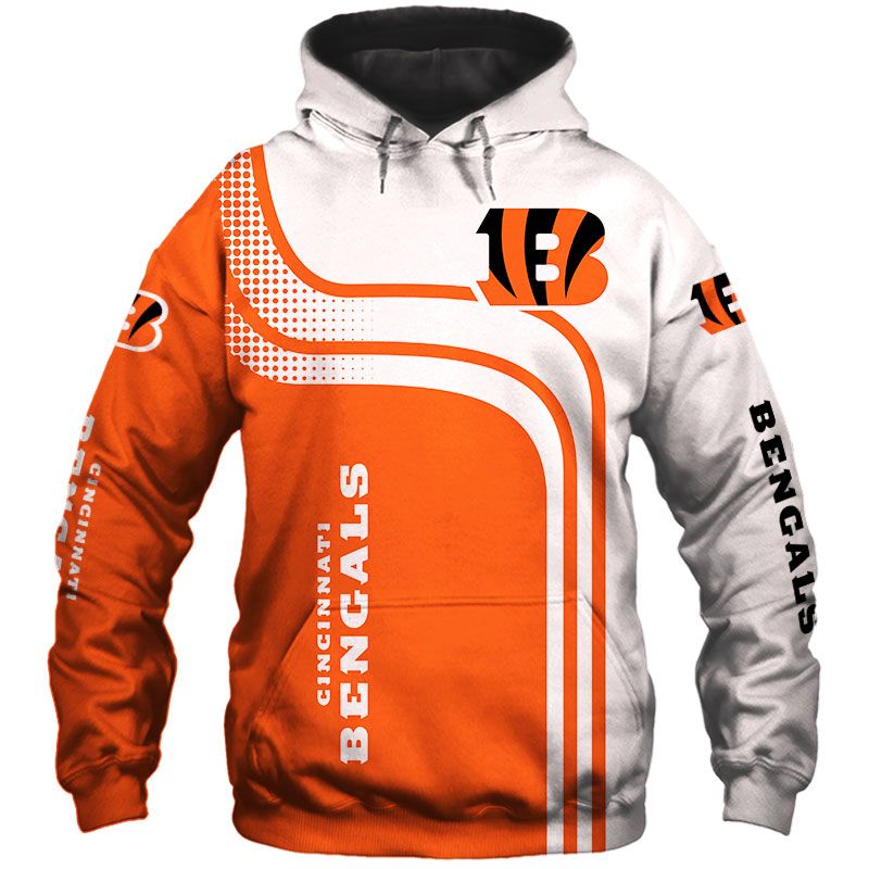 Cincinnati Bengals 3D Hoodie Sweatshirt