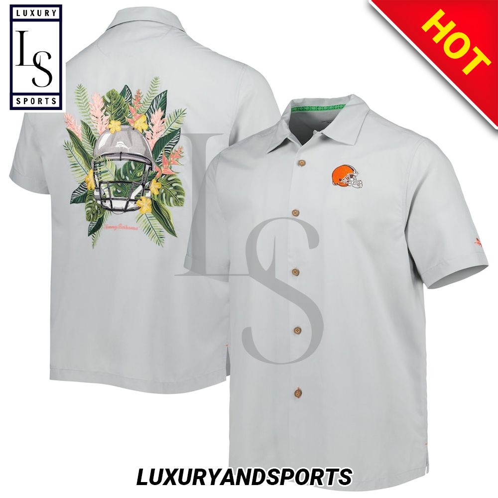 Cleveland Browns Print Swordfish Hawaiian Shirt