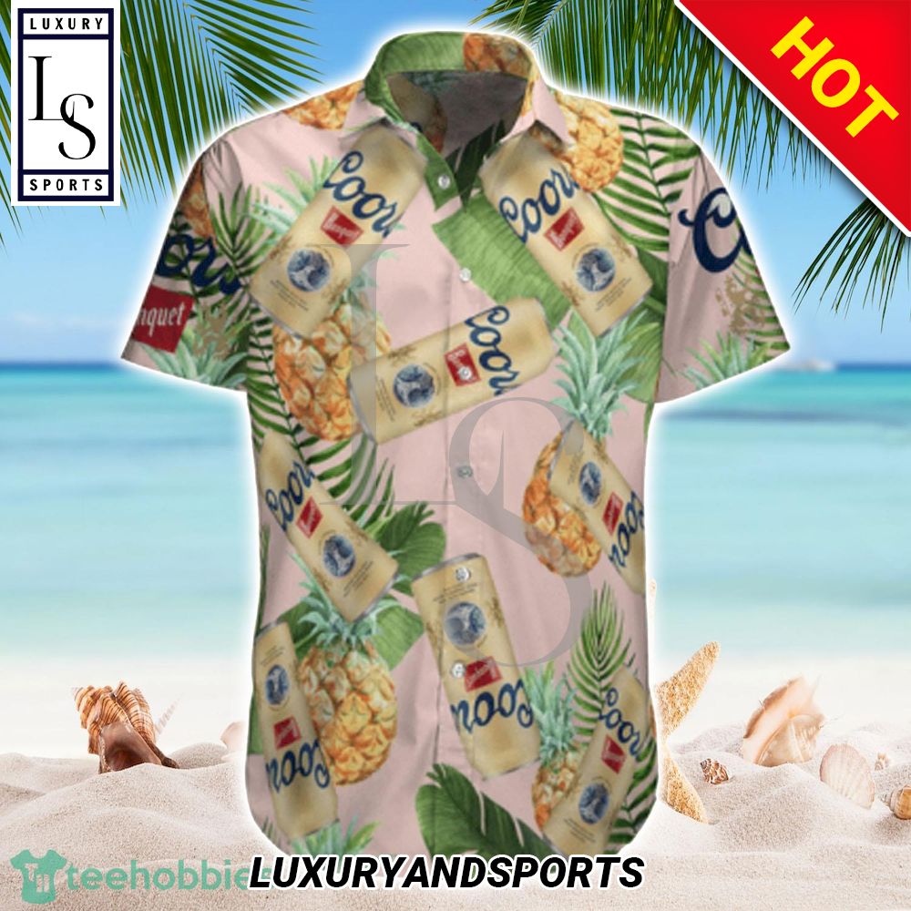 Coors Banquet Beer Hawaii Style Hawaiian Shirt
