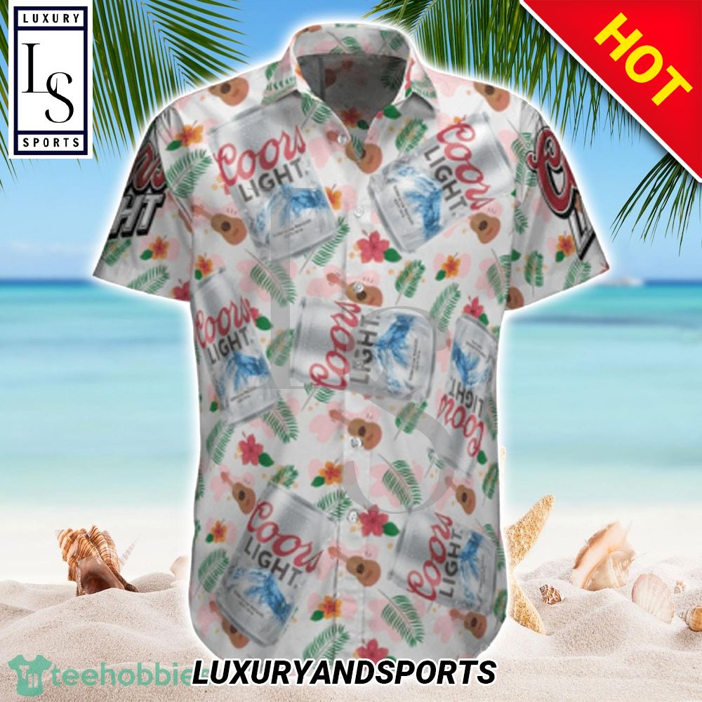 Coors Light Beer Hawaiian Shirt