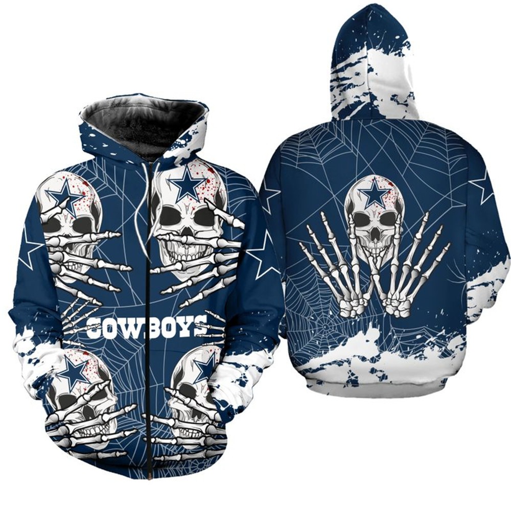 Dallas Cowboys Logo Football 3D Hoodie Lightning Nfl 3D Sweatshirt - Best  Seller Shirts Design In Usa