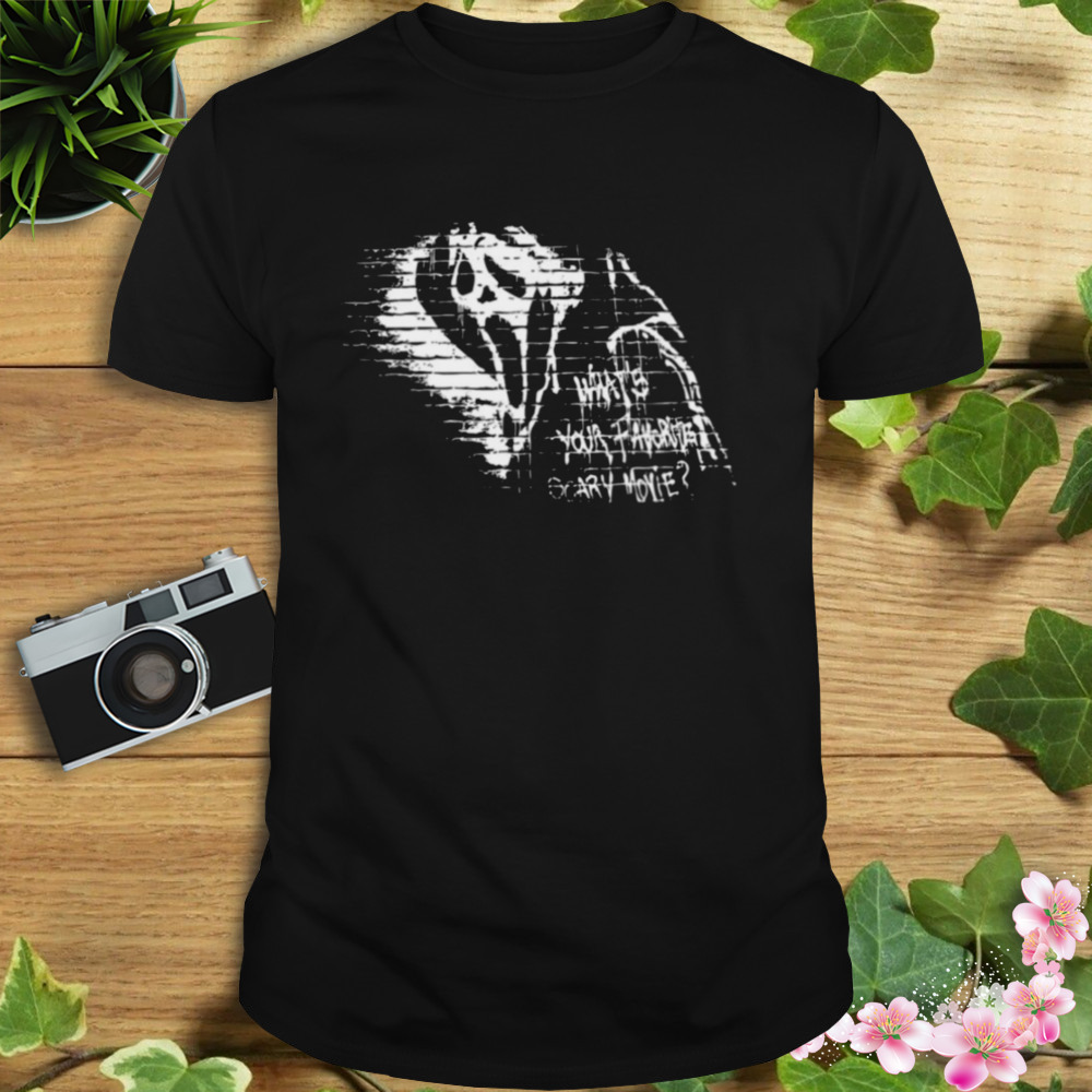 Ghost Face Graffiti Scream 6 Movie White shirt