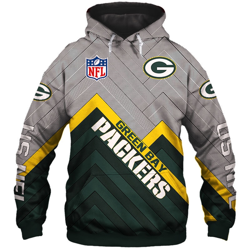 Personalized NFL Green Bay Packers Alternate 3D Printed Hoodie T