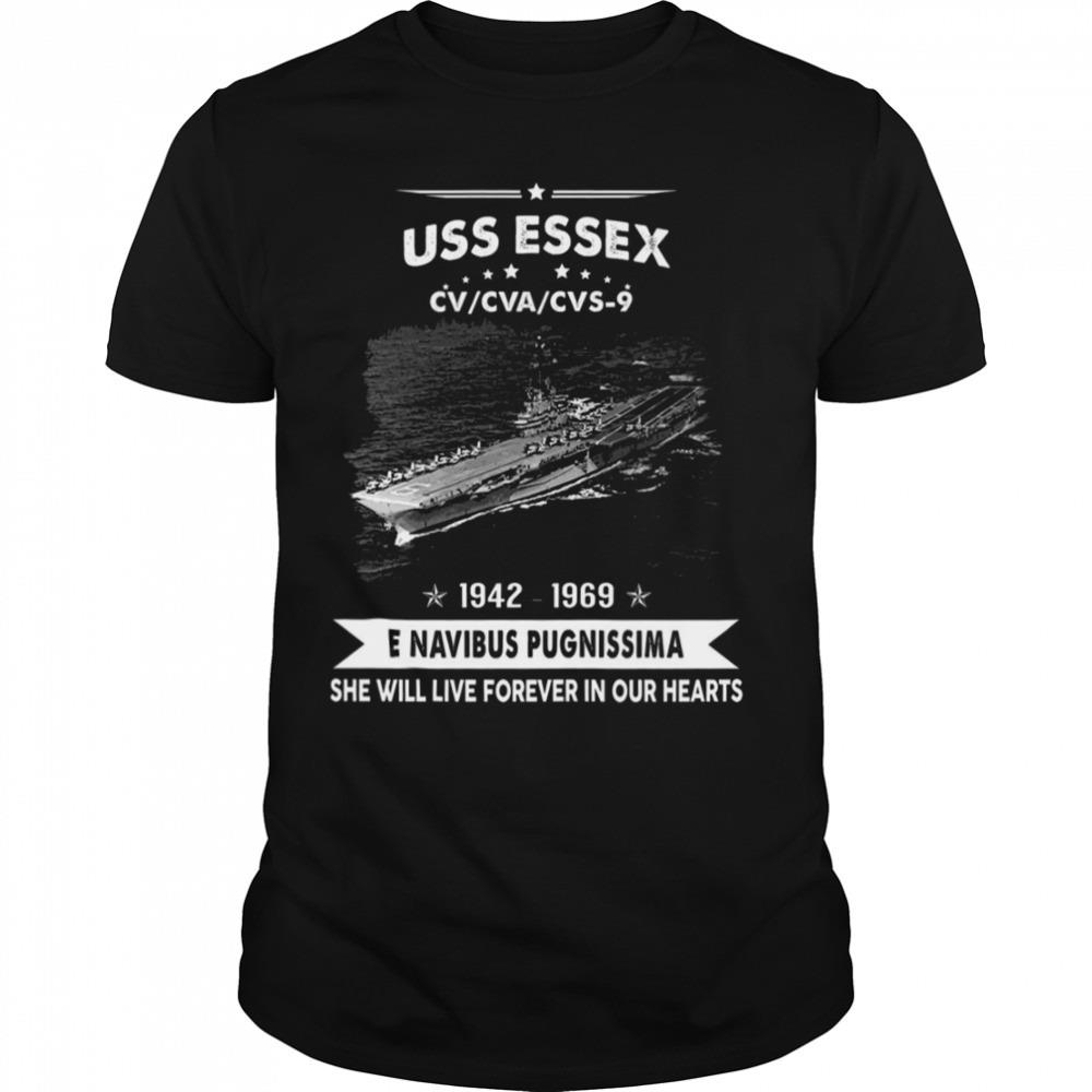Navy Uss Essex Cv 9 Military Army shirt