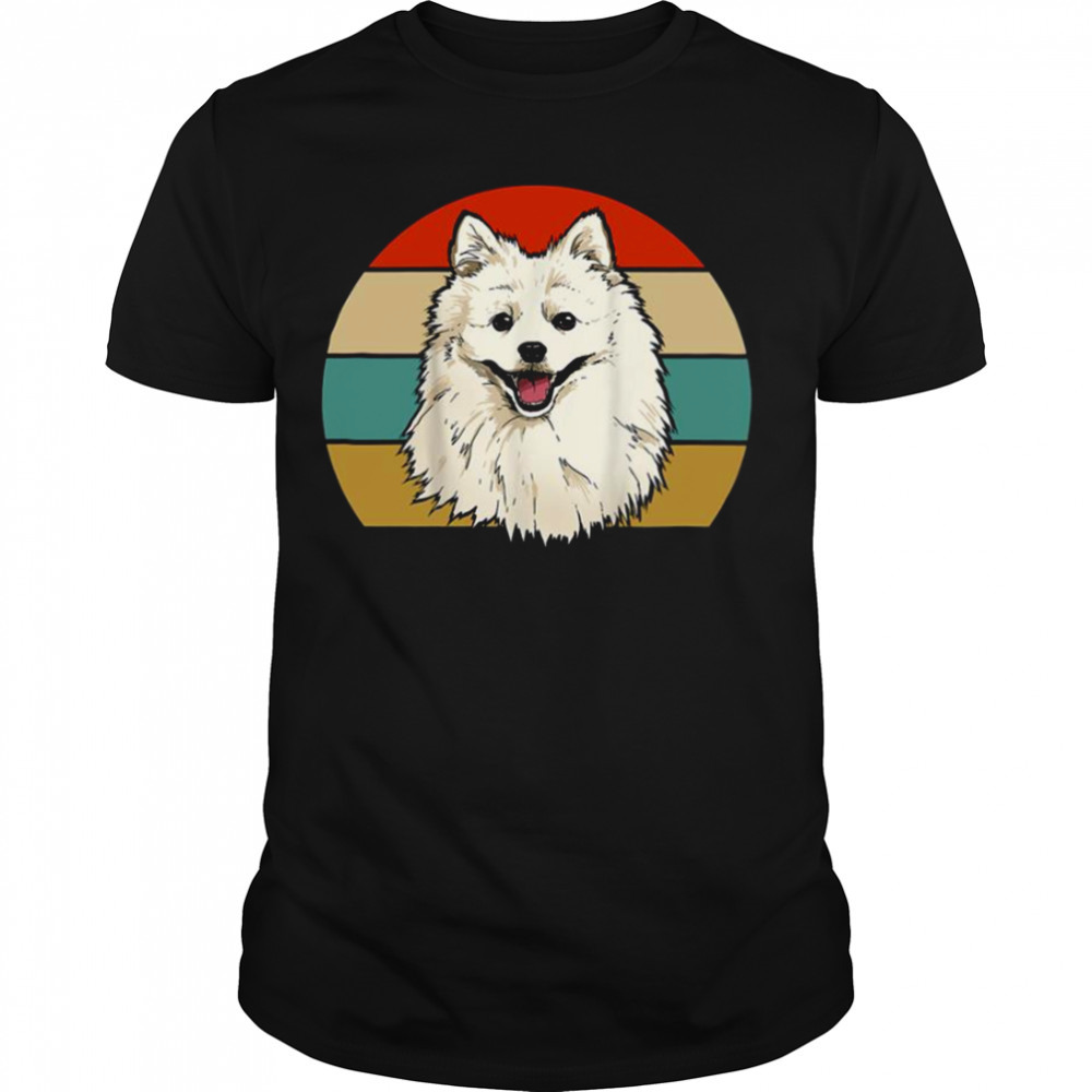 Retro American Eskimo Dog shirt