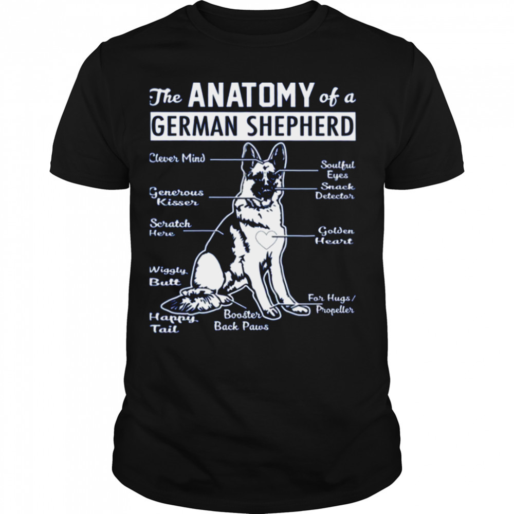 The Anatomy Of A German Shepherd shirt