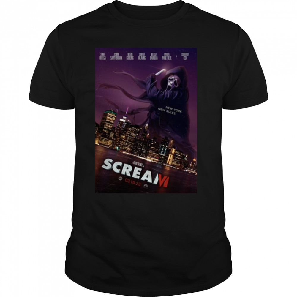 The Horror City Scream 6 2023 shirt