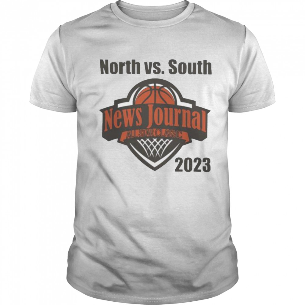 north vs South 2023 Commemorative T-Shirt 44th News Journal All-Star Shirt
