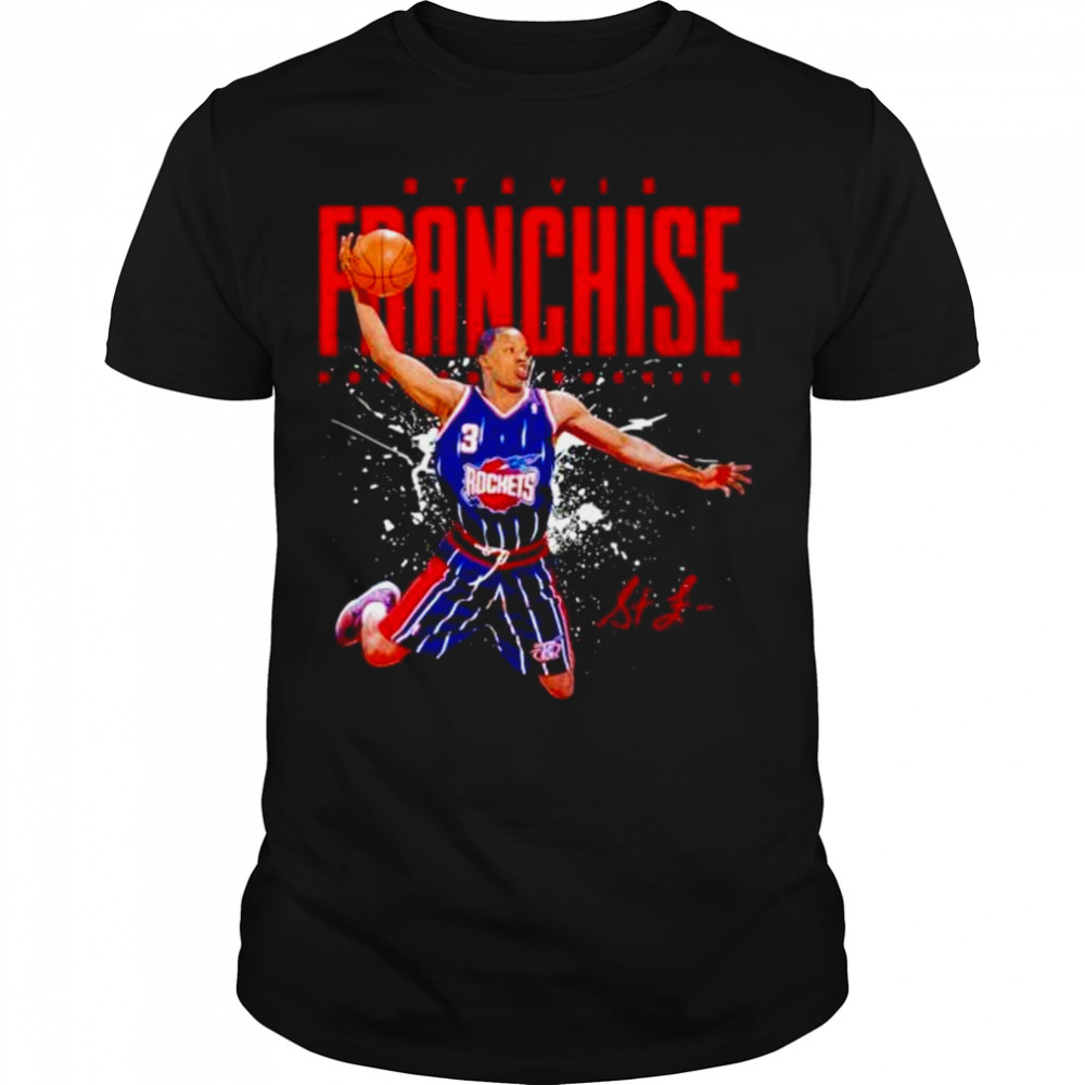 steve Francis Houston Rockets slam dunk shirt