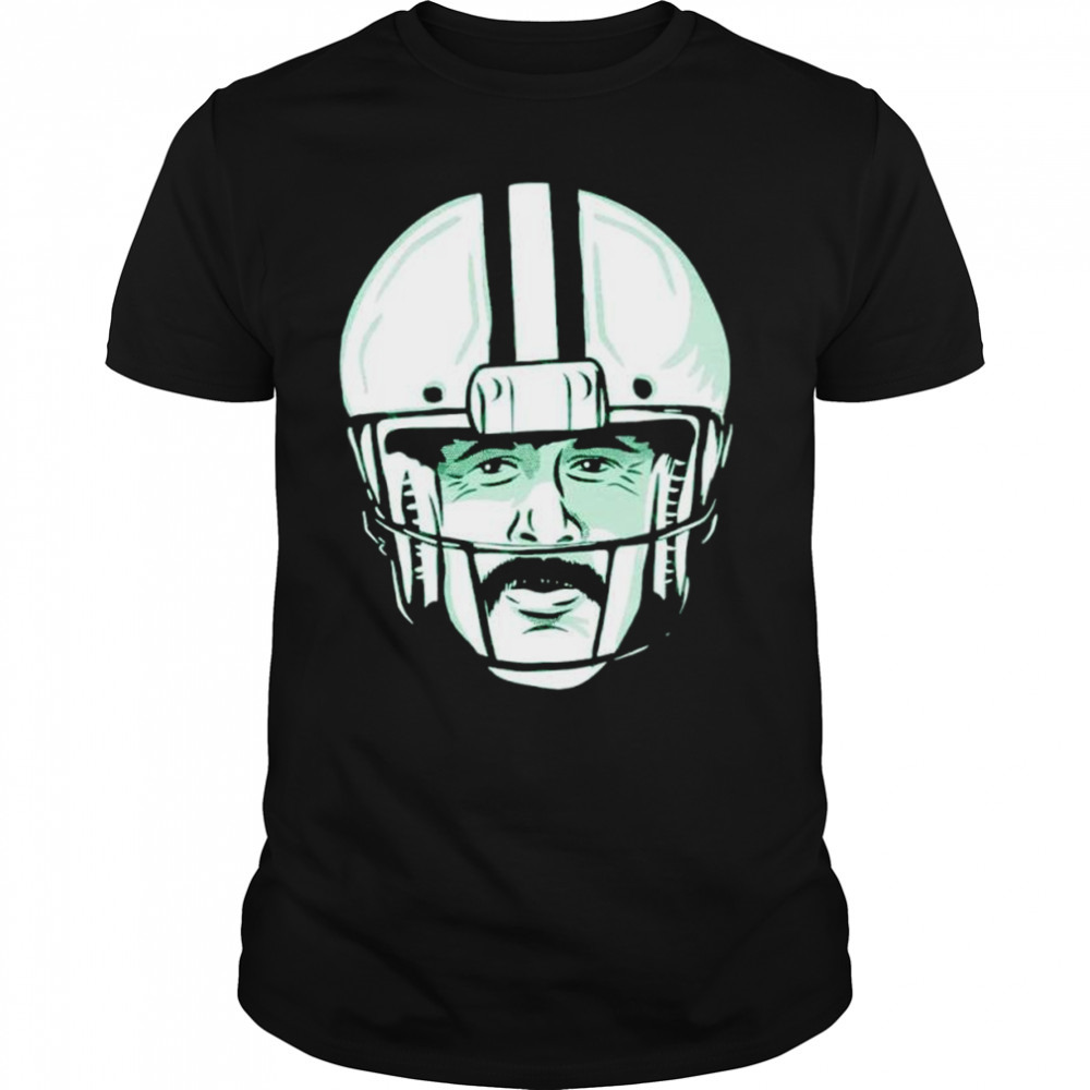 Aaron Rodgers helmet Green Bay Packers shirt