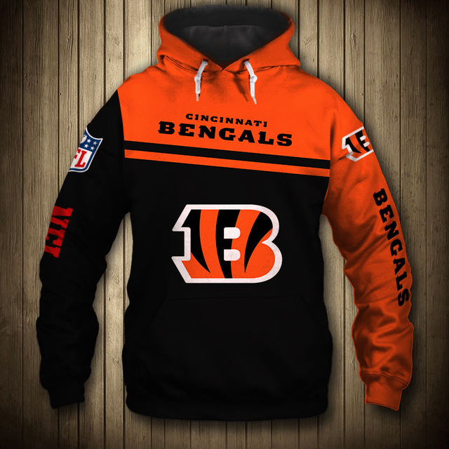 Cincinnati Bengals 3D Skull Zip Hoodie Pullover Sweatshirt for fans