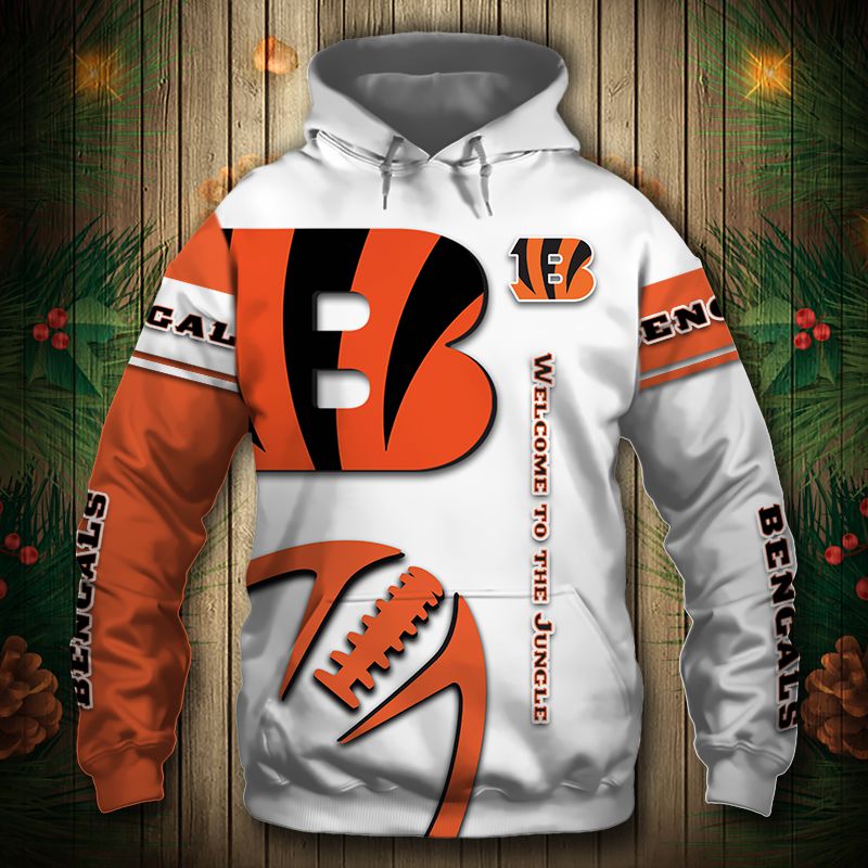 Cincinnati Bengals Hoodie 3D Graphic balls cheap Sweatshirt Pullover