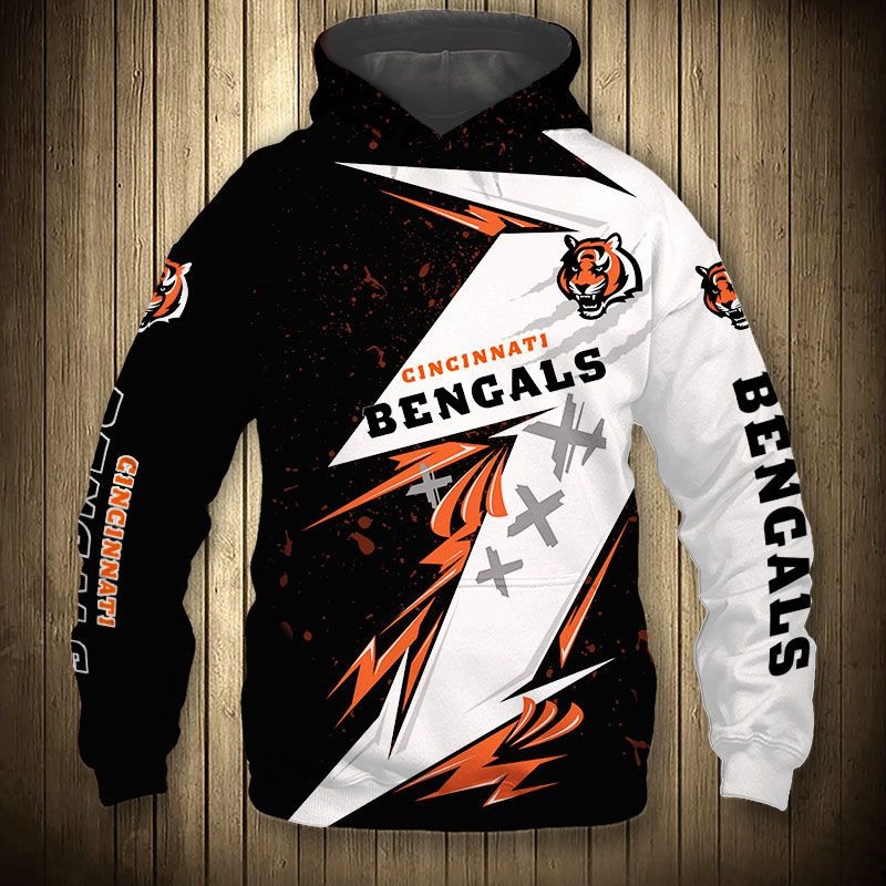 Cincinnati Bengals Hoodies Thunder graphic gift for men