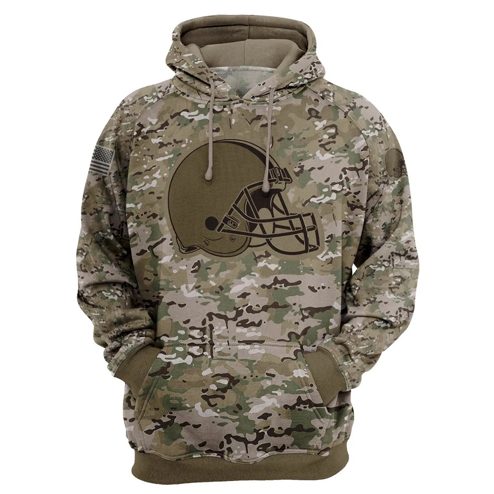 Cleveland Browns Hoodie Army graphic Sweatshirt Pullover gift for fans